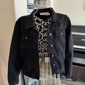 Vintage Jeanology Black Denim Jacket